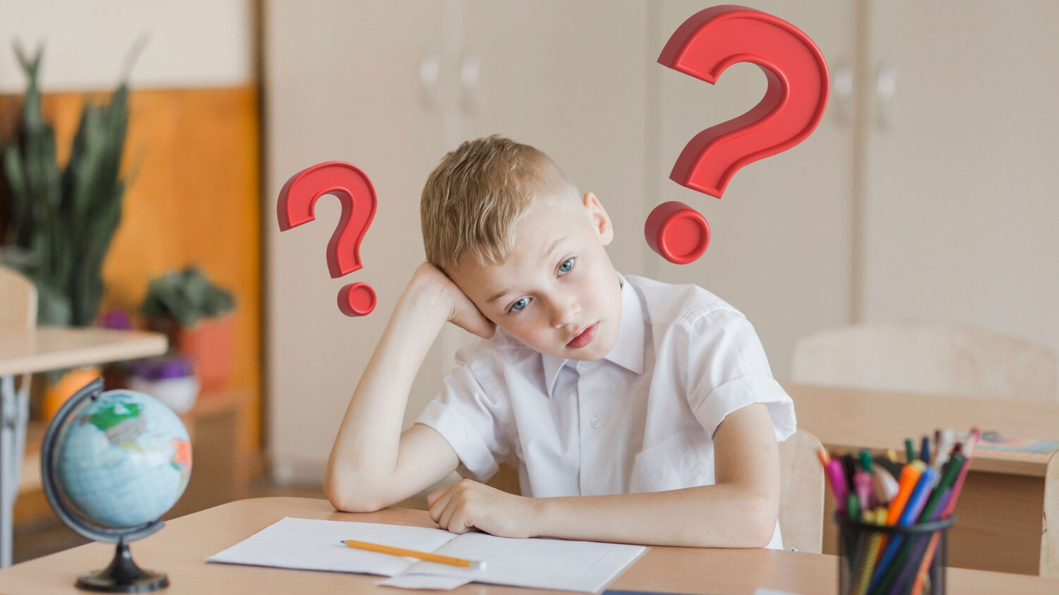 Children with autism may struggle with initiating questions.